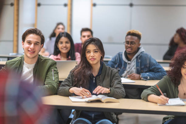 istock A multi-ethnic group of students listening to presentations 1162863904