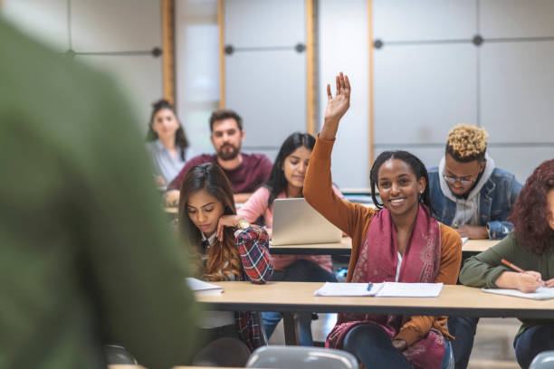 istock A multi-ethnic group of students listening to presentations 1162864542