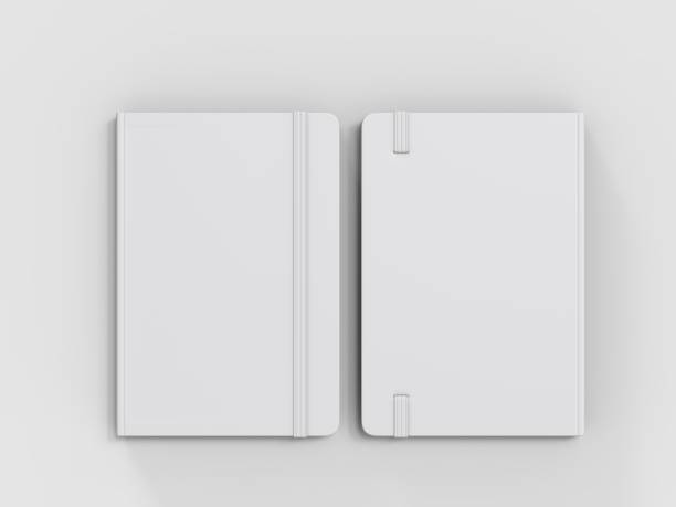 istock Blank Notebook with Elastic Band Closure for branding and mock up, 3d render illustration. 1162881631