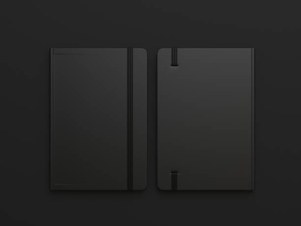 istock Blank Notebook with Elastic Band Closure for branding and mock up, 3d render illustration. 1162882593