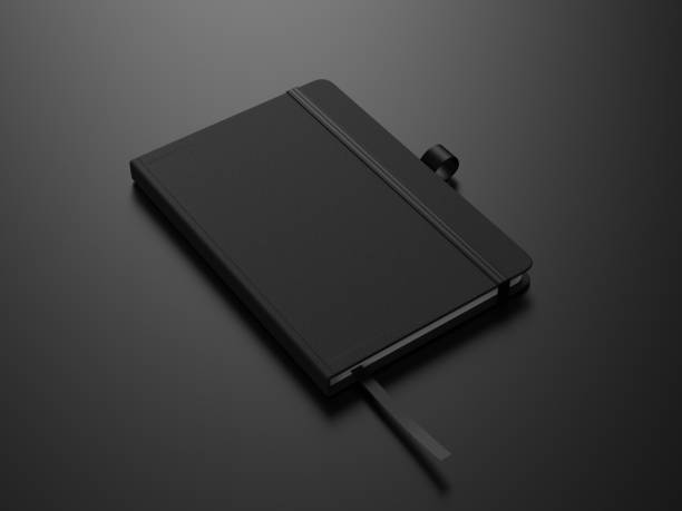 istock Blank Notebook with Elastic Band Closure for branding and mock up, 3d render illustration. 1162882609