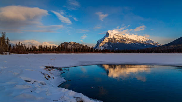 istock Mt. Rundle in Lake Vermilion 1162882681