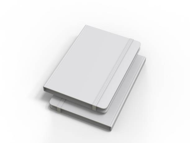 istock Blank Notebook with Elastic Band Closure for branding and mock up, 3d render illustration. 1162883951