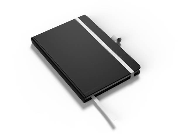 istock Blank Notebook with Elastic Band Closure for branding and mock up, 3d render illustration. 1162883993
