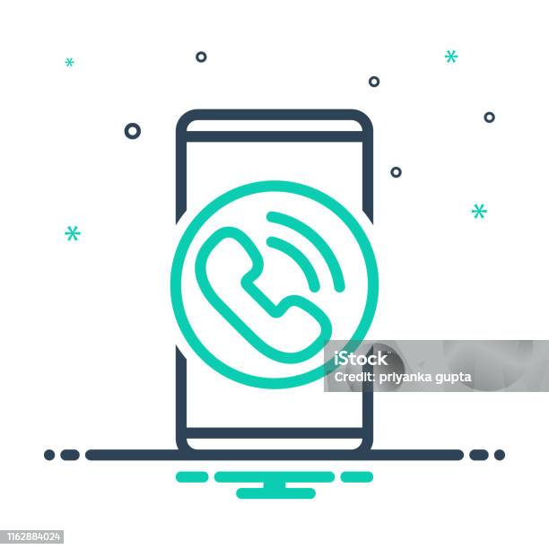 Cellchat Icon Phone Cell Stock Illustration - Download Image Now - Communication ...