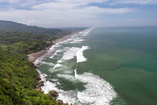 istock Parangtritis beach at Java island near Jogyakarta in Indonesia. 1162888845