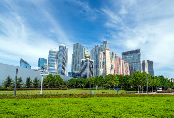 istock Qingdao Cityscape, China 1162889834