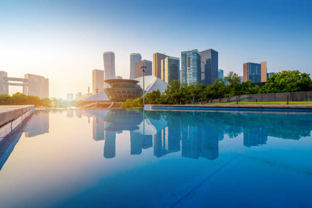 istock China Hangzhou Cityscape 1162890663