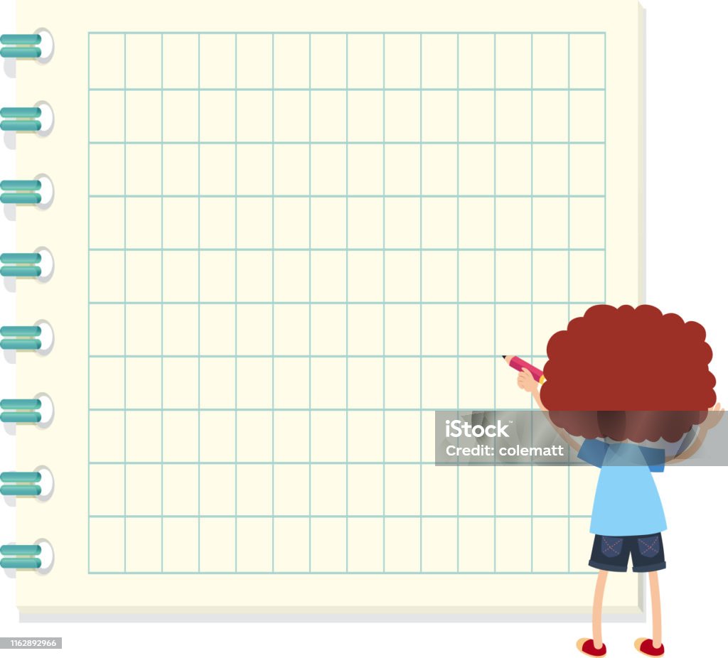 Boy Opening Note Boy On Note Template Stock Illustration - Download Image Now - Abstract ...