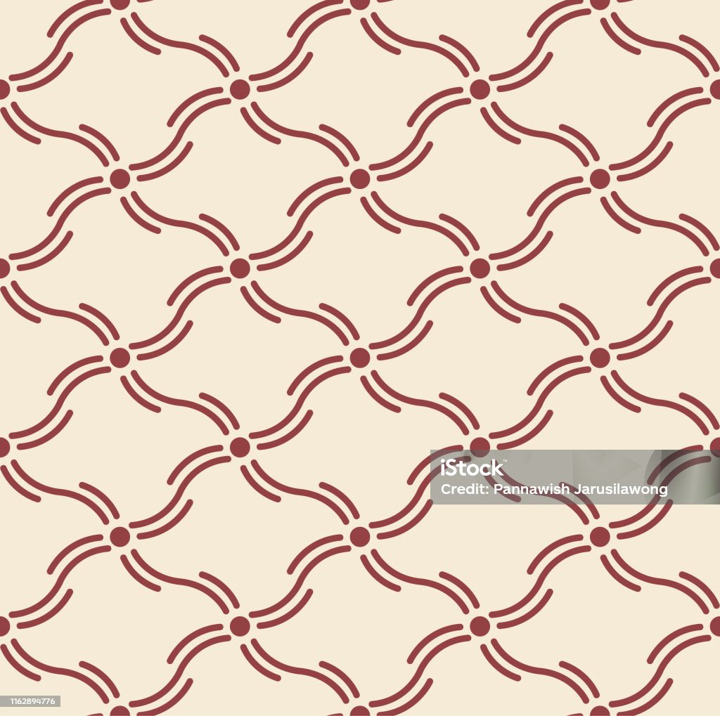 Japanese Square Pattern Japanese Wave Square Seamless Pattern Stock Illustration - Download ...