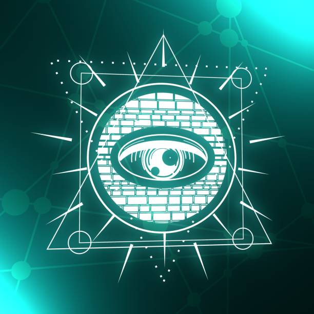 istock Mystical occult symbol. 1162895718
