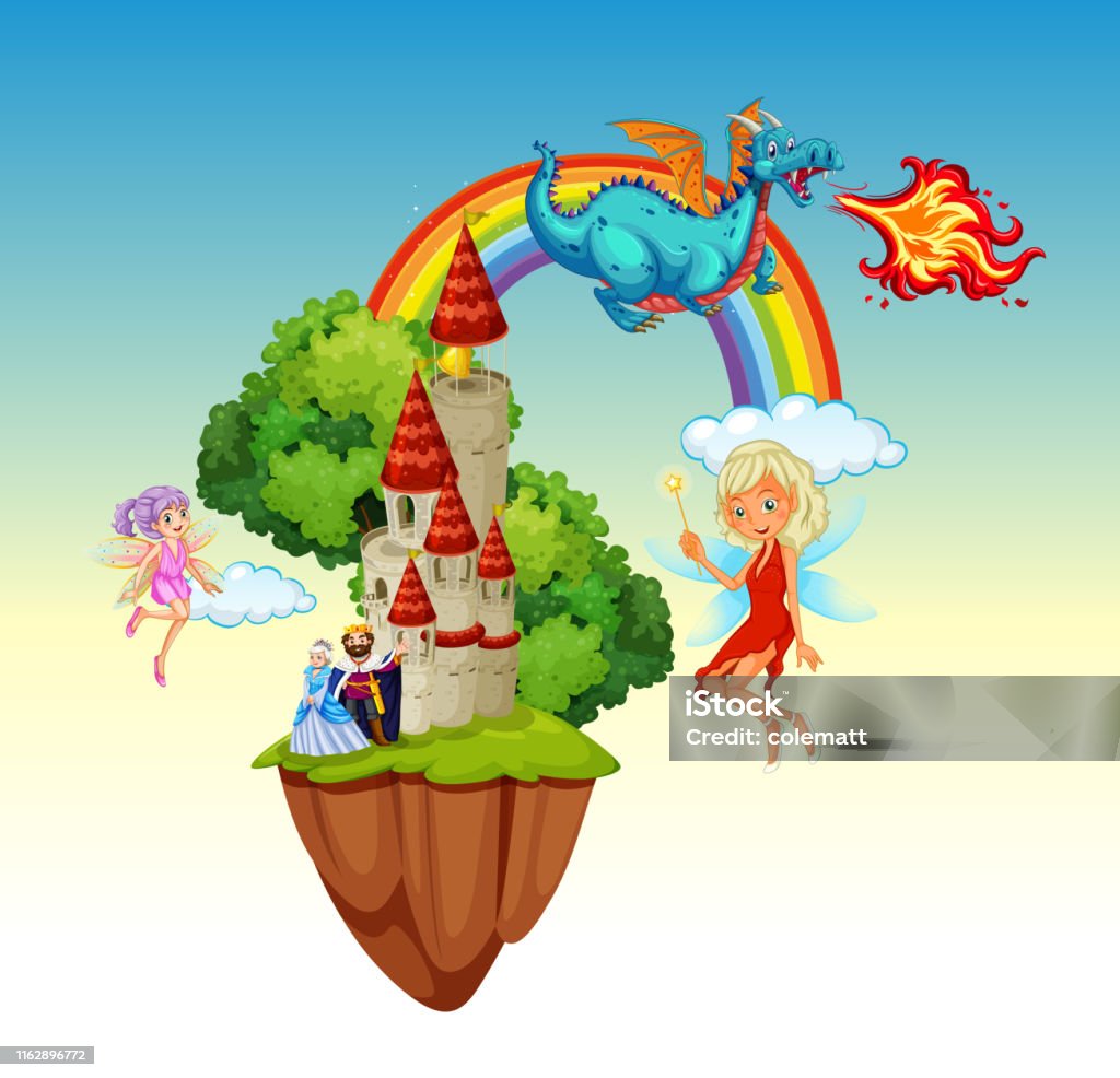 Free Fun Fantasy Fun Fantasy Scene Background Stock Illustration - Download Image Now ...