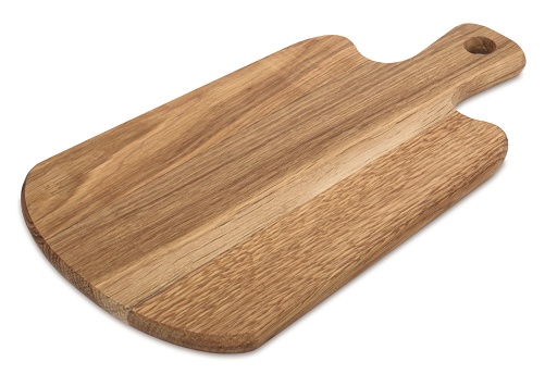 tabla de cortar madera multifuncional para cortar pan, pizza o bistec servir photo