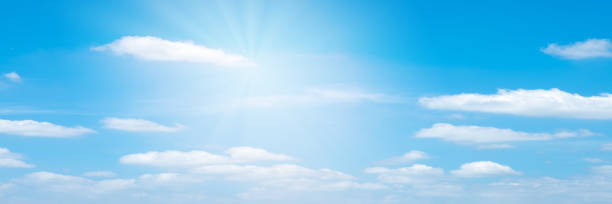 istock Beautiful blue sky cloudsfor background. Panorama of sky. 1162904244