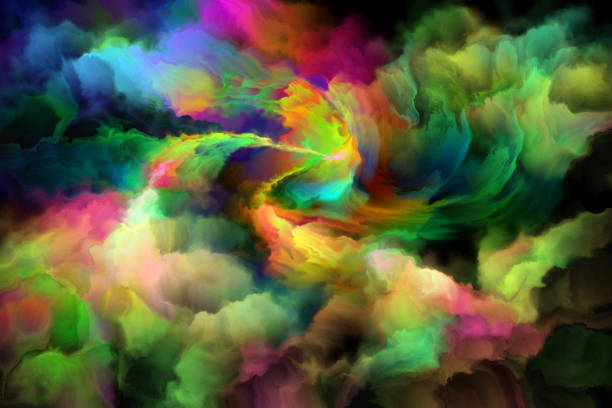 istock Color in motion, metaphor on the subject of design, creativity and imagination 1162904494