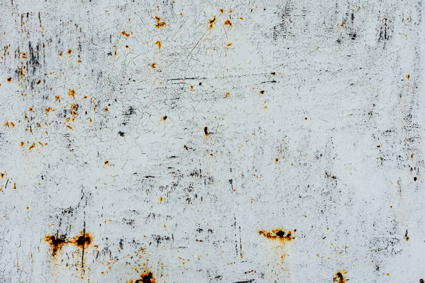istock Texture, metal, wall, it can be used as a background. Metal texture with scratches and cracks 1162913723