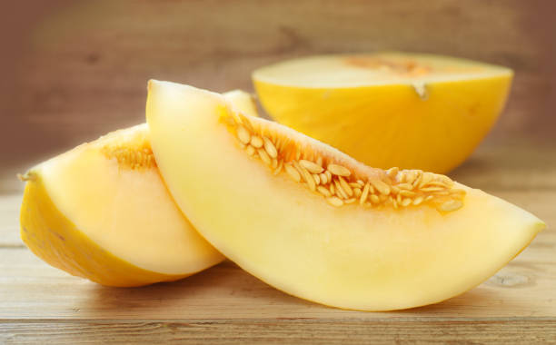istock Melon cutted on parts 1162915797