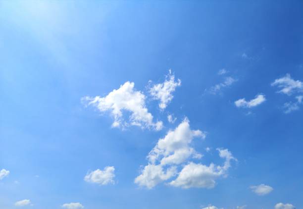 istock White​ clouds​ in the​ blue sky​ Cloudy natural background​ space for​ write​ beautiful​ ​nature 1162921908