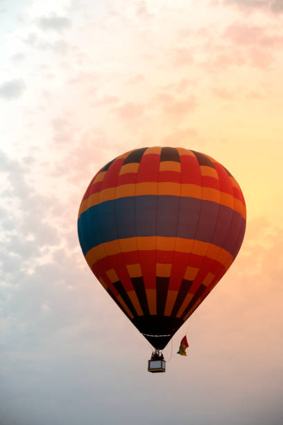 istock Flight air balloon over Catalonia 1162929376
