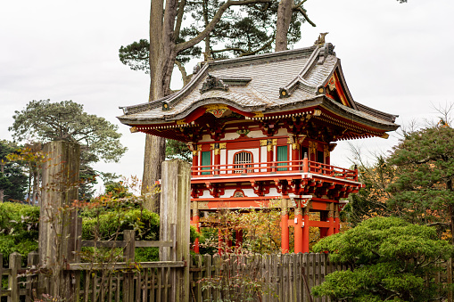 Temple in Japanese Tea Garden