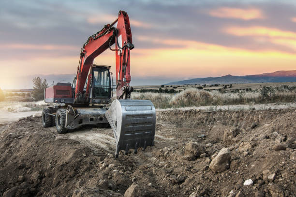 istock Movement of earth and rock in a construction site 1162934272