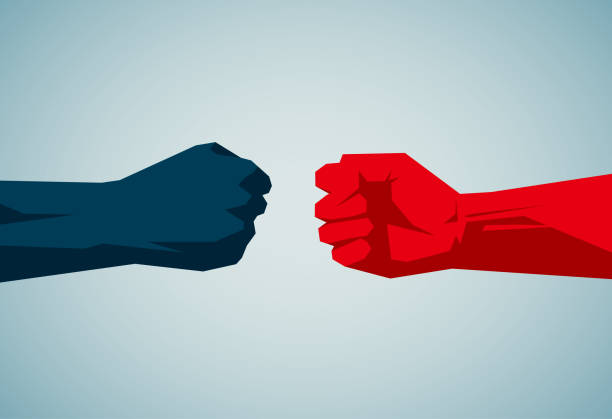 confrontation commercial illustrator abhor stock illustrations