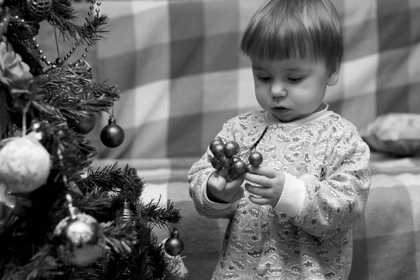 istock Little children near a Christmas 1162935846