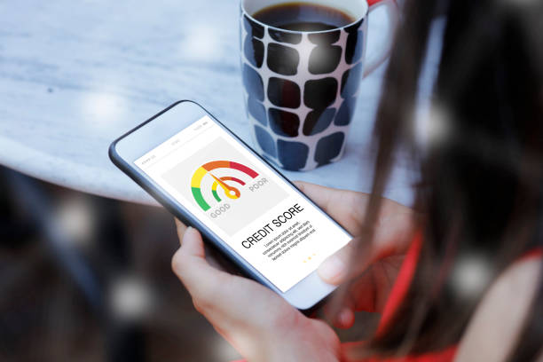 istock Smart Phone Showing Credit Score On A Screen 1162957042