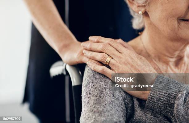 Thank You For Being The Support I Need Stock Photo - Download Image Now - Senior Adult, Care, Support