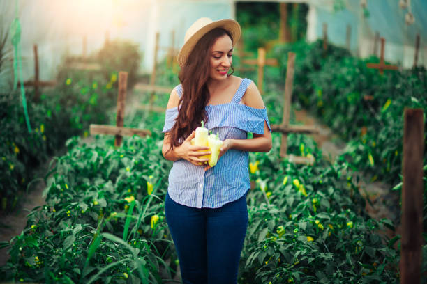 istock Young smiling agriculture woman worker 1162960417