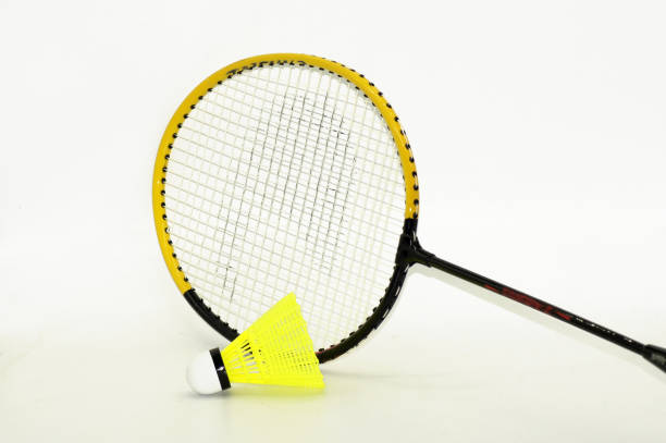 istock badminton racket and ball on white background 1162961674