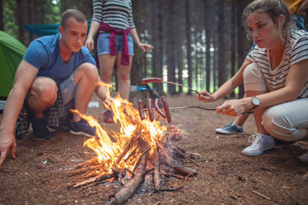 istock Fire cooked barbecue tastes the best! 1162963617