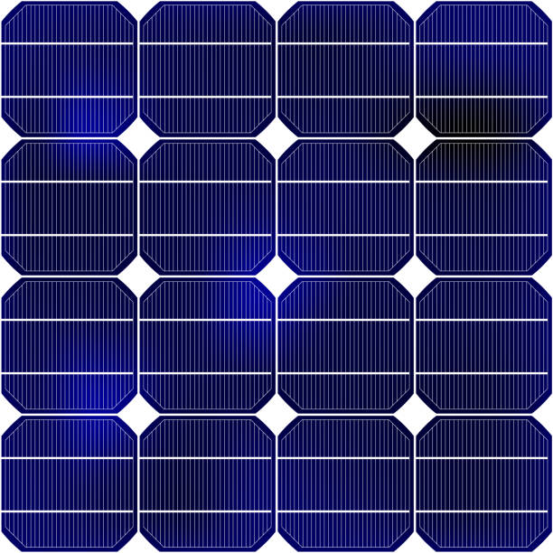 ilustrações de stock, clip art, desenhos animados e ícones de detail of the solar panel - solar panel