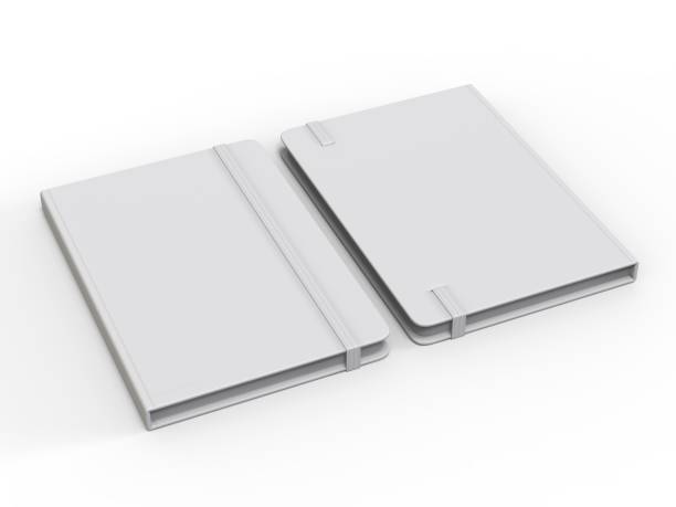istock Blank Notebook with Elastic Band Closure for branding and mock up, 3d render illustration. 1162972887