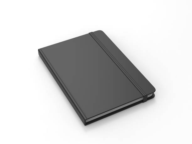 istock Blank Notebook with Elastic Band Closure for branding and mock up, 3d render illustration. 1162972936