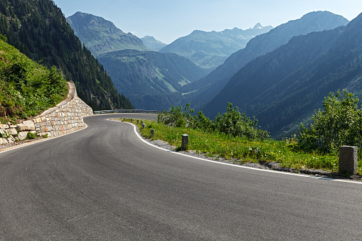 Silvretta-Bielerhohe Road, Austria.