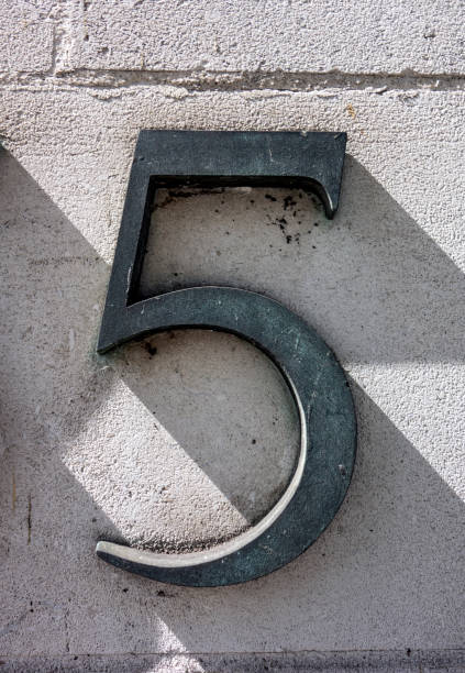 istock Written Wording in Distressed State Typography Found Number 5 1162983596