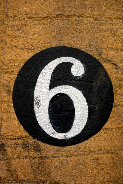 istock Written Wording in Distressed State Typography Found Number 6 1162983999