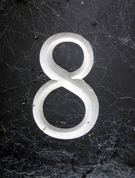 istock Written Wording in Distressed State Typography Found Number 8 1162984070