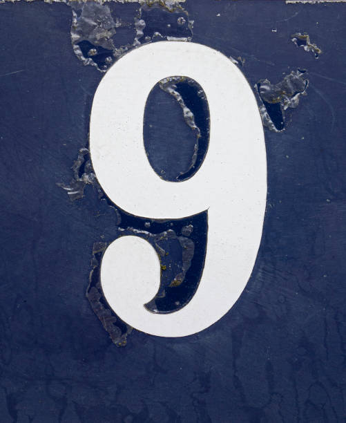 istock Written Wording in Distressed State Typography Found Number 9 1162984180