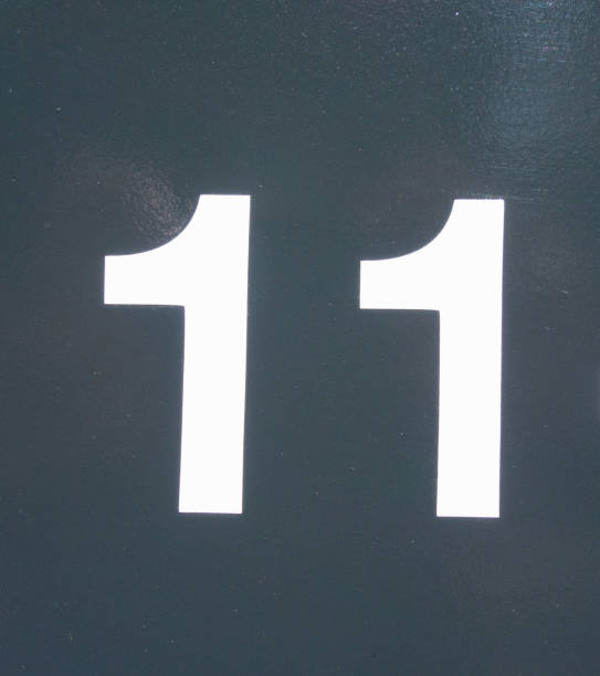 istock Written Wording in Distressed State Typography Found Number 11 1162984185