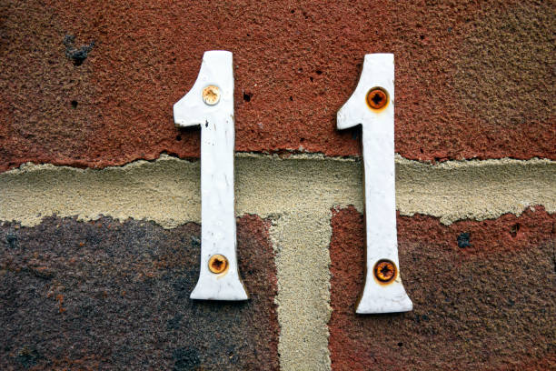 istock Written Wording in Distressed State Typography Found Number 11 1162984188