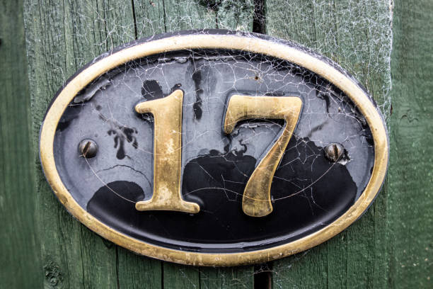 istock Written Wording in Distressed State Typography Found Number 17 1162984280