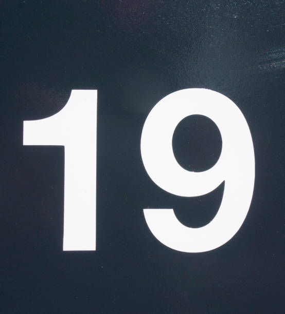 istock Written Wording in Distressed State Typography Found Number 19 1162984281