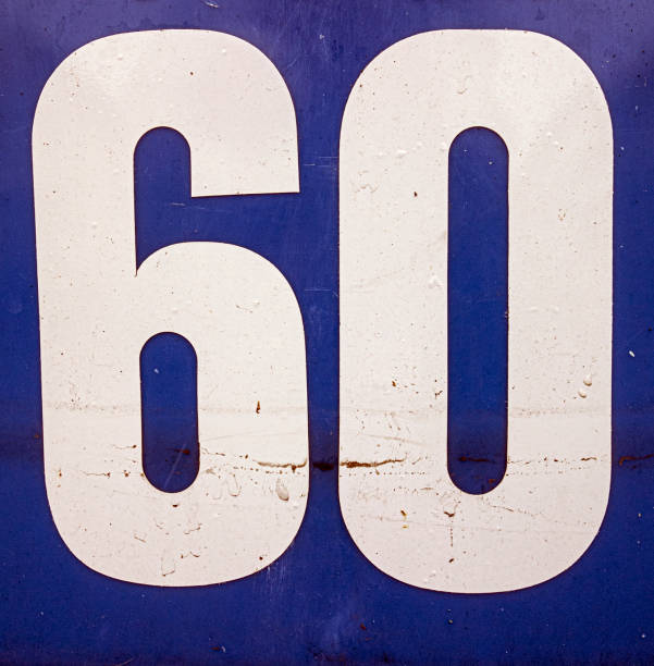 istock Written Wording in Distressed State Typography Found Number 60 1162985084