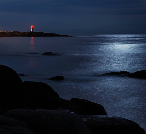 istock Moonlit Peggy's Cove Lighthouse 1162989995