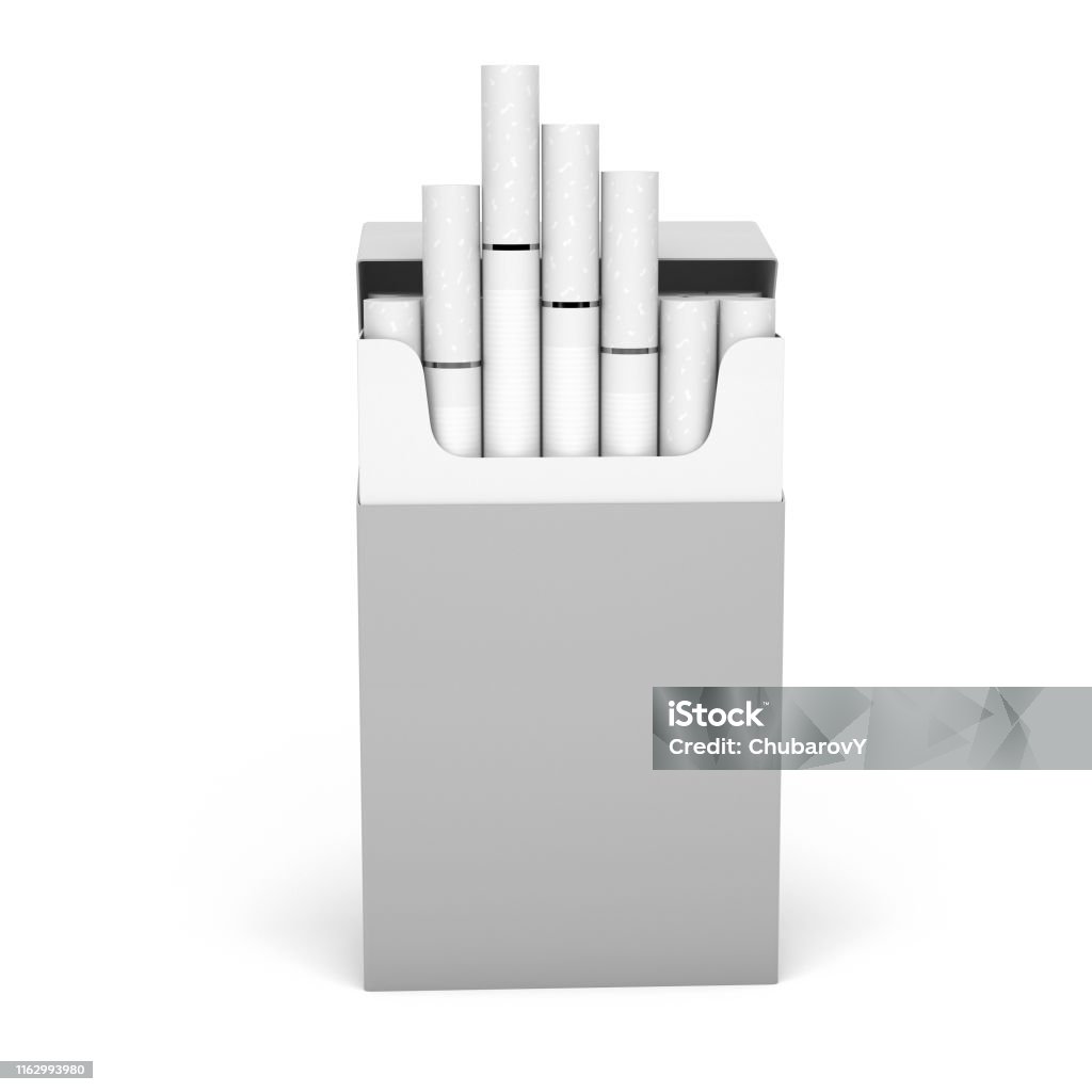 Mockup Pacchetto Sigarette Vuote Rendering 3d - Fotografie stock e altre  immagini di Abuso - Abuso, Aperto, Assuefazione - iStock