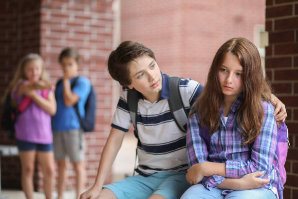 istock Comforting friend after being bullied. 1162995490