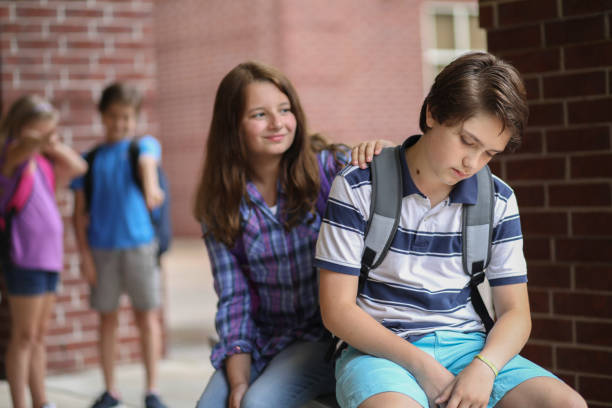 istock Comforting friend after being bullied. 1162995502