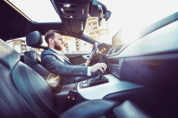 istock Professional Driver Concentrating On His Work For The Day 1162997265